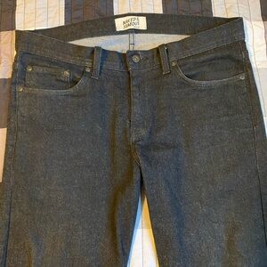 Mens Naked and Famous jeans. Black